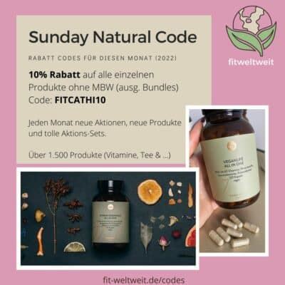 sunday natural code influencer|Sunday Natural Influencer Code Dezember 2024